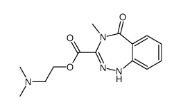 2-(dimethylamino)ethyl 4-methyl-5-oxo-1H-1,2,4-benzotriazepine-3-carboxylate Structure