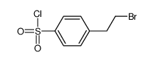 4-(2-bromoethyl)benzenesulfonyl chloride结构式