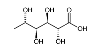 6-Deoxy-L-mannonic acid Structure