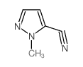 1-甲基-1H-吡唑-5-甲腈结构式