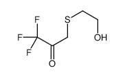 1,1,1-trifluoro-3-(2-hydroxyethylsulfanyl)propan-2-one Structure