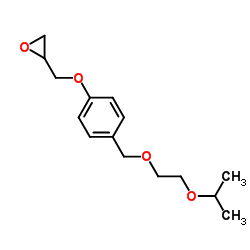 2-[[4-[[2-(1-methylethoxy)ethoxy]methyl]phenoxy]methyl]oxirane structure