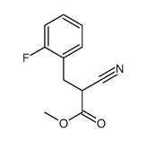 2-氰基-3-(2-氟苯基)丙酸甲酯结构式