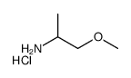 1-甲氧基丙烷-2-胺盐酸盐结构式