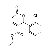 ethyl 2-(acetoxy(2-chlorophenyl)methyl)acrylate结构式