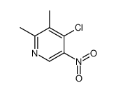 4-chloro-2,3-dimethyl-5-nitropyridine Structure