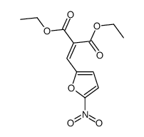Propanedioic acid, ((5-nitro-2-furanyl)methylene)-, diethyl ester结构式