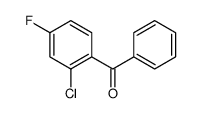 (2-Chloro-4-fluorophenyl)phenylmethanone Structure