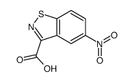 5-硝基苯并[d]异噻唑-3-羧酸结构式