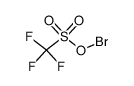 Bromine(I) trifluoromethanesulfonate Structure
