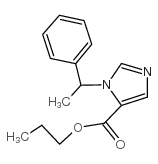 propyl 3-(1-phenylethyl)imidazole-4-carboxylate Structure
