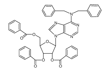 tri-O-benzoyl-N6,N6-dibenzyl-adenosine Structure
