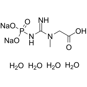 四水合肌酸磷酸二钠盐结构式