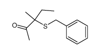 3-benzylthio-3-methylpentan-2-one结构式