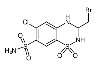 3-Des(allylthio)Methyl-3-bromomethyl Althiazide Structure