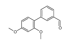 2',4'-DIMETHOXYBIPHENYL-3-CARBALDEHYDE结构式