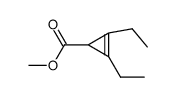 diethyl-2,3 cyclopropene-2 carboxylate de methyle结构式