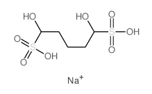 1,5-Pentanedisulfonicacid, 1,5-dihydroxy-, sodium salt (1:2) structure
