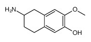 2-amino-6-hydroxy-7-methoxytetralin结构式