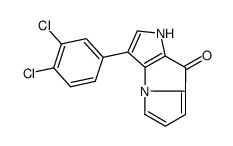 3-(3,4-dichlorophenyl)-1H-pyrrolo[2,3-b]pyrrolizin-8-one结构式