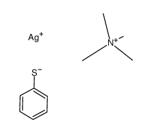 monosilver(I) mono(tetramethylammonium) monobenzenethiolate结构式
