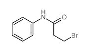 3-溴-n-苯基丙酰胺结构式