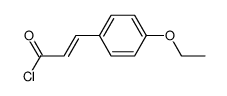 (2E)-3-(4-ethoxyphenyl)acryloyl chloride结构式