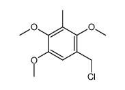 1-chloromethyl-2,4,5-trimethoxy-3-methylbenzene Structure