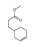 methyl 3-cyclohex-3-en-1-ylpropanoate结构式