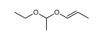 acetaldehyde ethyl 1-propenyl acetal结构式