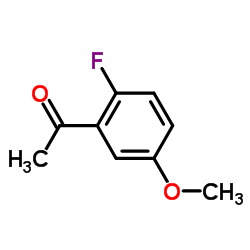 1-(2-氟-5-甲氧基苯基)乙-1-酮结构式