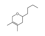 2-butyl-4,5-dimethyl-3,6-dihydro-2H-pyran结构式