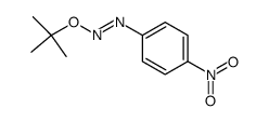 t-butyl 4-nitrophenylazo ether结构式