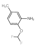 2-(二氟甲氧基)-5-甲基苯胺结构式