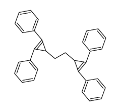 1,2-bis(2,3-diphenyl-2-cyclopropen-1-yl)ethane Structure