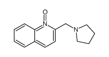 2-Pyrrolidinomethylchinolin-1-oxid结构式