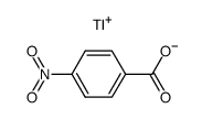 thallium(I) 4-nitrobenzoate结构式