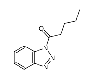 1H-1,2,3-benzotriazol-1-yl(n-butyl)methanone结构式