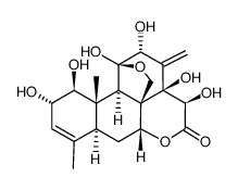 Picrasa-3,13(21)-dien-16-one, 11,20-epoxy-1,2,11,12,14,15-hexahydroxy- , (1beta,2alpha,11beta,12alpha,15beta)- picture
