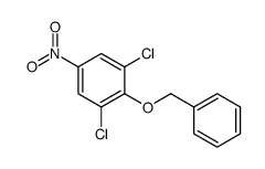 1,3-dichloro-5-nitro-2-phenylmethoxybenzene Structure