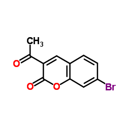 3-Acetyl-7-bromo-2H-chromen-2-one Structure