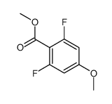 2,6-二氟-4-甲氧基苯甲酸甲酯结构式