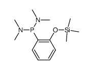 2-[bis(dimethylamino)phosphanyl]phenyl trimethylsilyl ether结构式