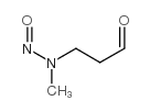 3-(甲基亚硝胺基)丙醛结构式