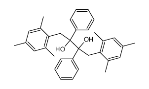 1,4-dimesityl-2,3-diphenyl-butane-2,3-diol结构式