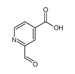 2-甲酰基-4-吡啶羧酸结构式