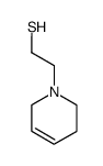 (tetrahydro-1,2,3,6 pyridyl-1)-2 ethanethiol-1 Structure