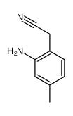(2-AMINO-4-METHYL-PHENYL)-ACETONITRILE Structure