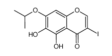 5,6-dihydroxy-3-iodo-7-isopropoxy-4H-chromen-4-one Structure