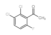 2,3-二氯-6-氟苯乙酮结构式